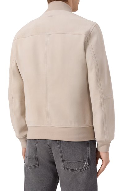 Замшевый бомбер BOSS ORANGE, арт. 50543505, фото 4