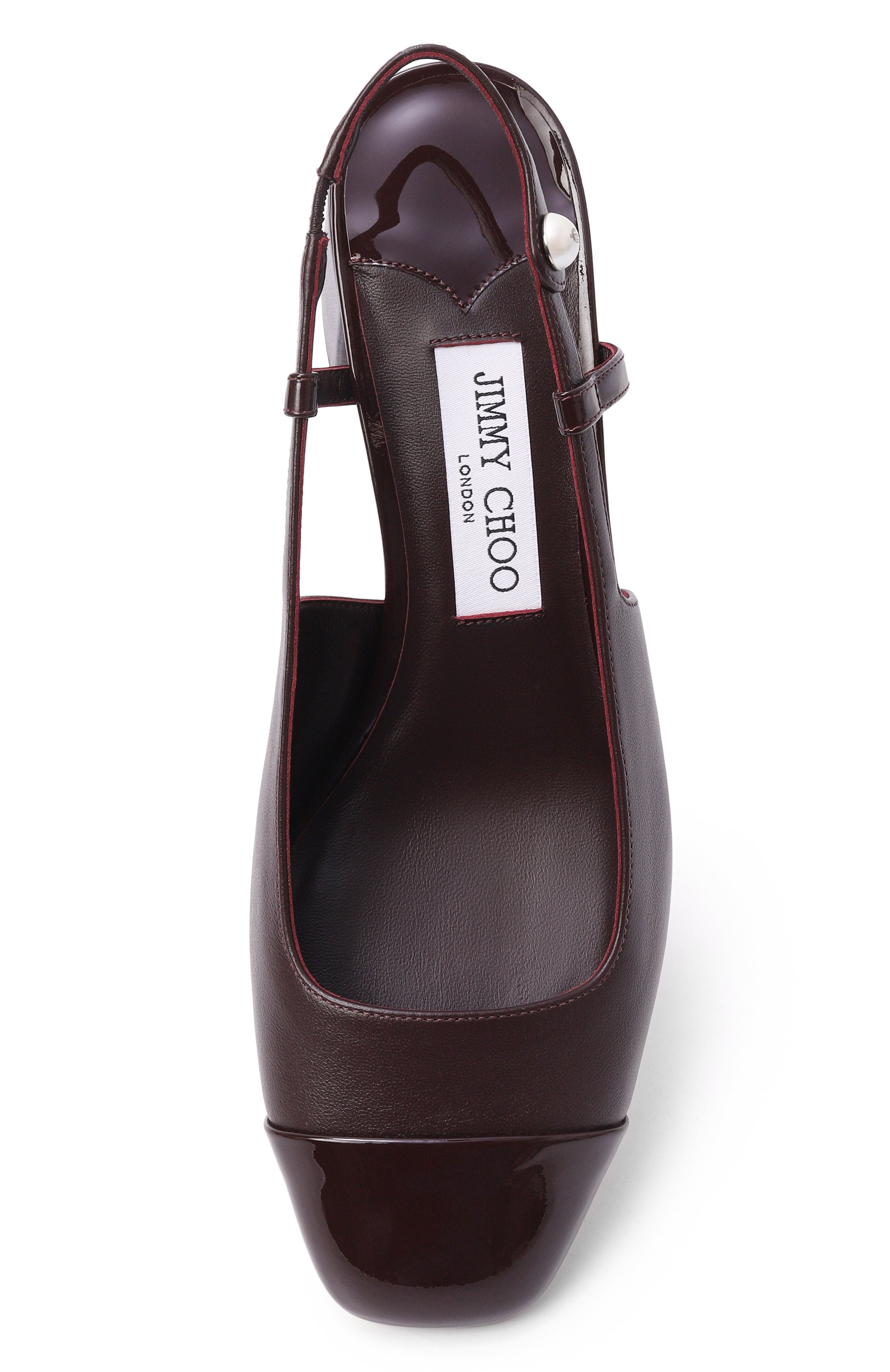 Кожаные туфли elisa 45 JIMMY CHOO, арт. ELISASB45PTZ, фото 6