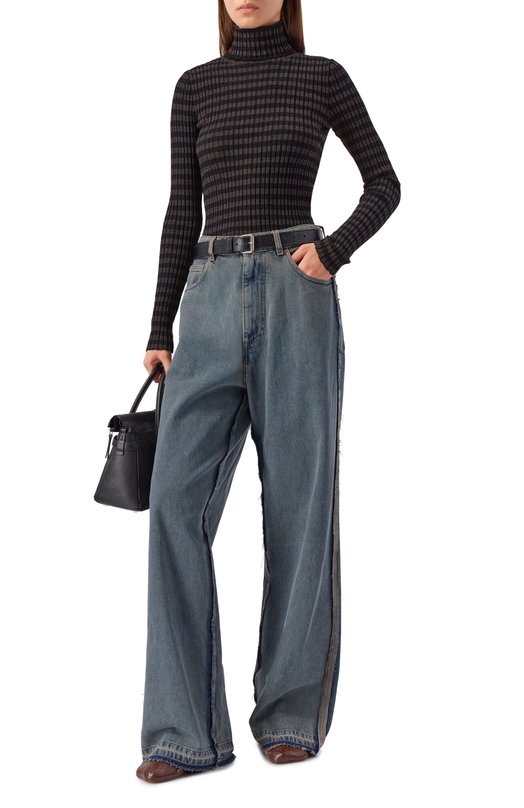 Кожаные ботильоны Anatomic MM6 S66WU0131/P7439 Коричневый  S66WU0131/P7439 Фото 3