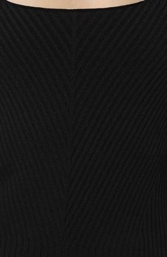 Женский топ из вискозы GIORGIO ARMANI черного цвета, арт. 3DAK05/AM41Z | Фото 5 (Длина (для топов): Стандартные; Драгоценные камни: Проставлено; Материал сплава: Проставлено; Материал внешний: Вискоза; Стили: Романтичный)