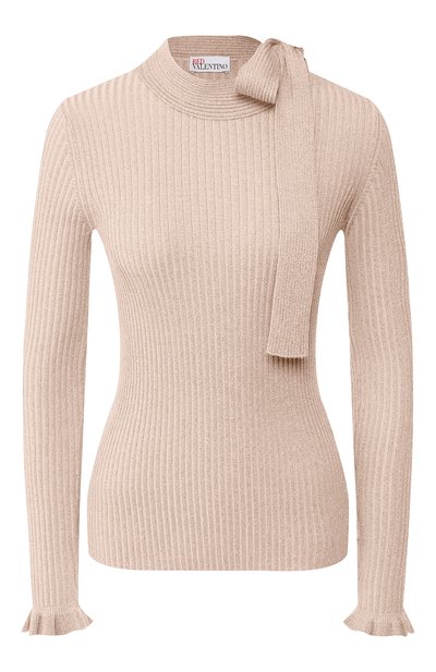 Женский пуловер из смеси хлопка и вискозы REDVALENTINO, арт. TR3KCC48/4W2