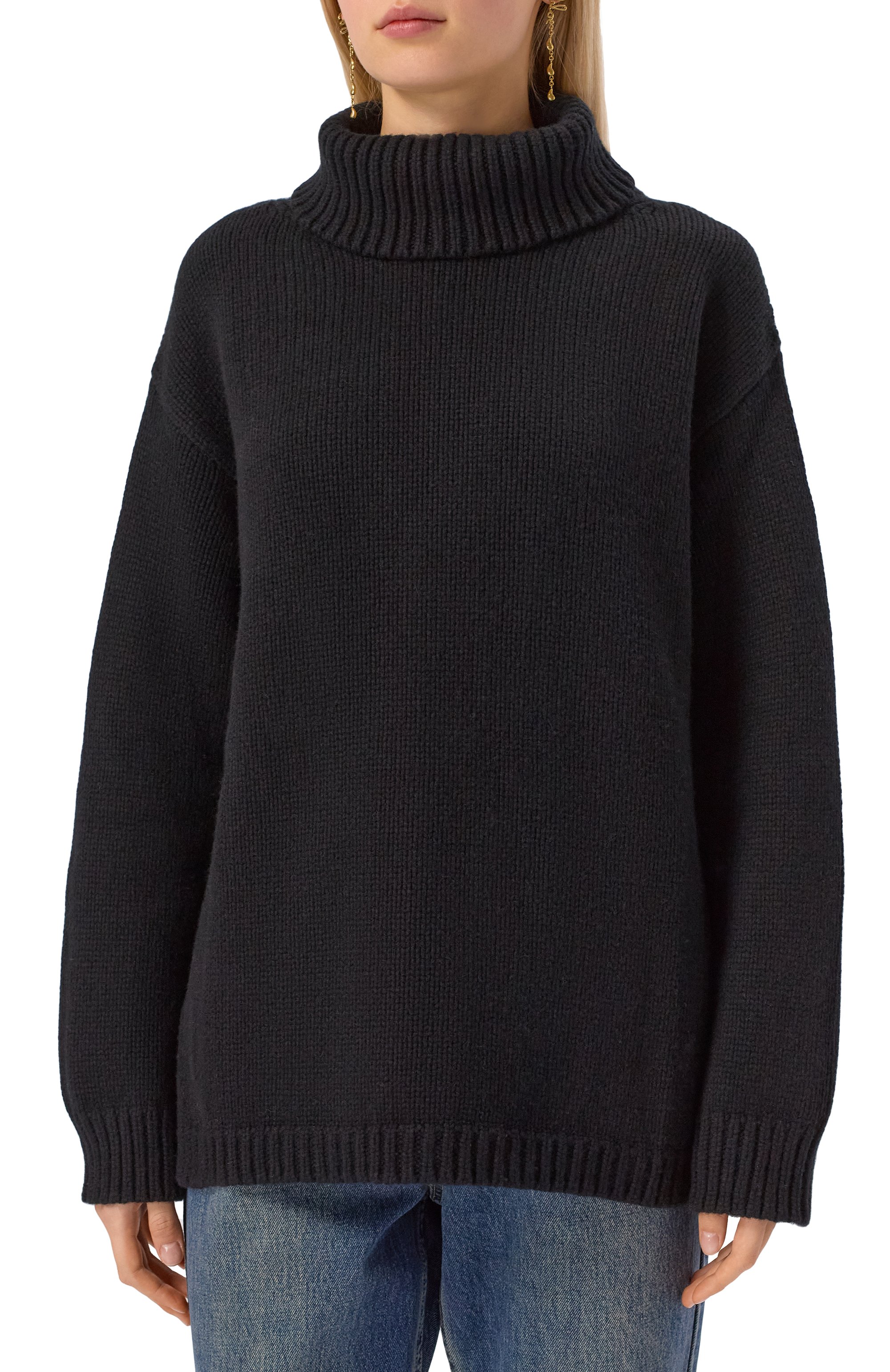 Свитер из шерсти и кашемира ELIE SAAB, арт. T0230NF25/W0007, фото 3