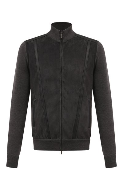 Мужской комбинированный кардиган ZILLI, арт. KZMCB1M0270VTRI00