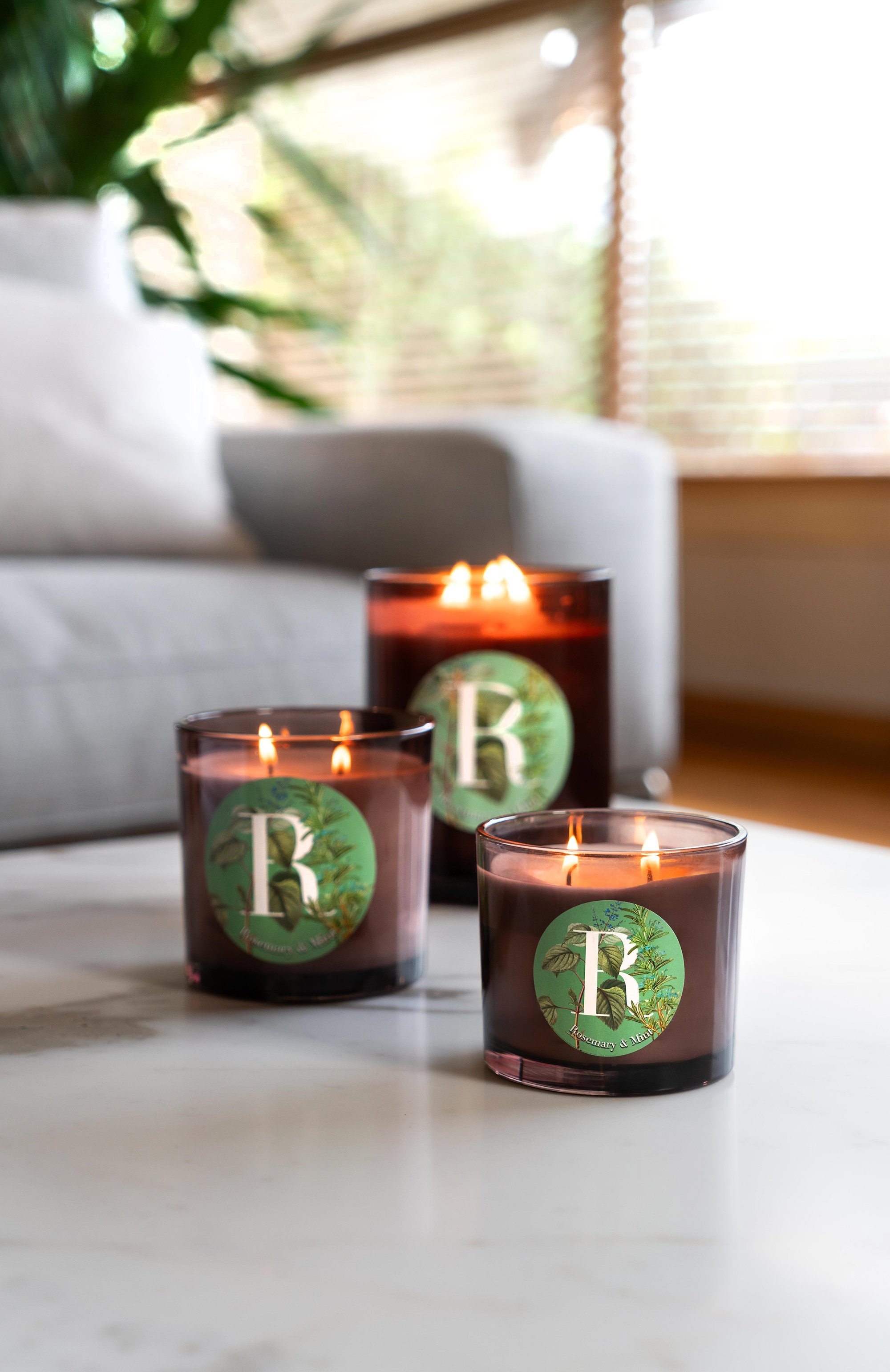 Свеча rosemary & mint (350g) PERNICI, арт. 8001962089968, фото 2