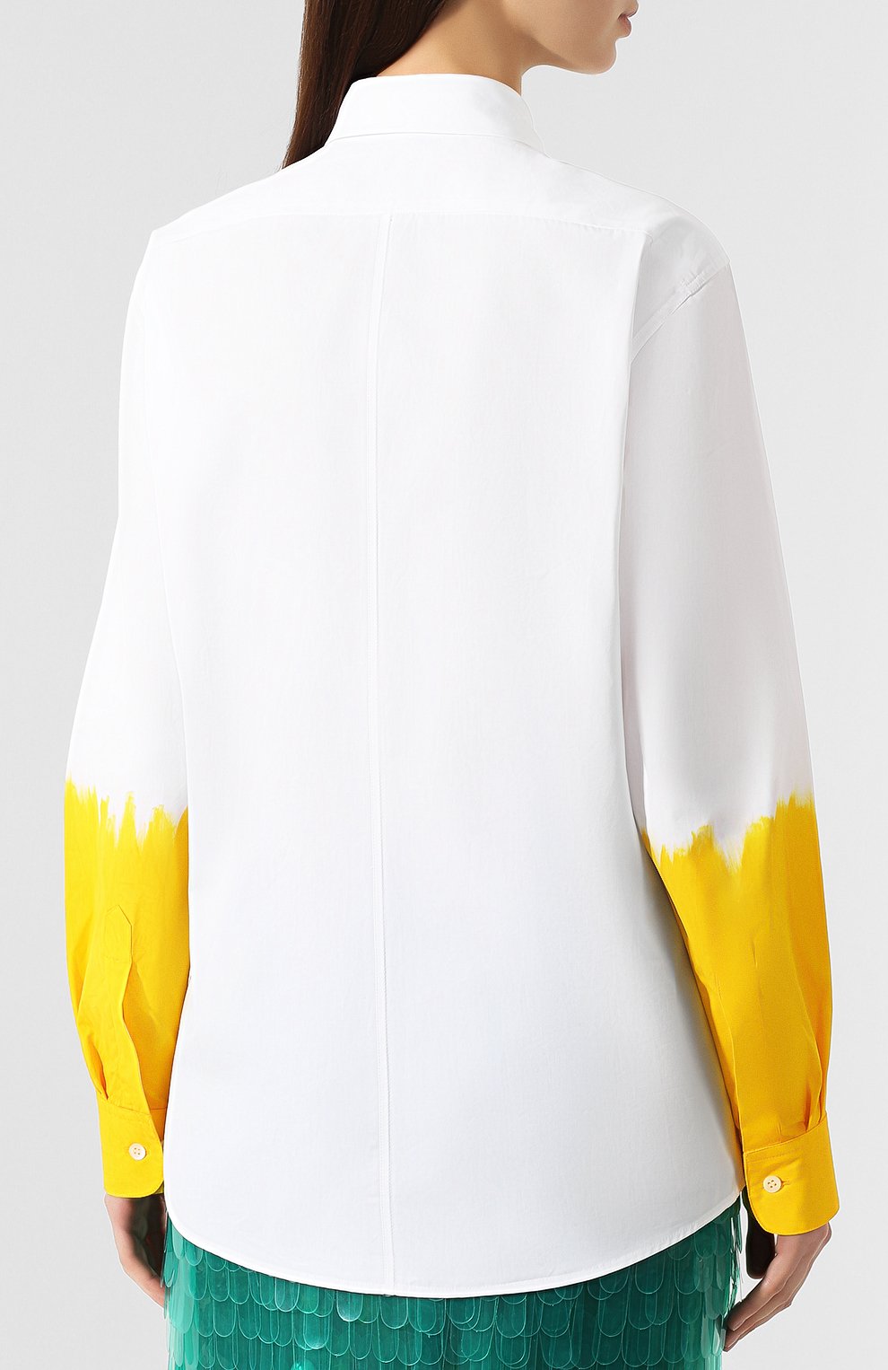 Хлопковая рубашка DRIES VAN NOTEN, арт. 191-10756-7221, фото 4