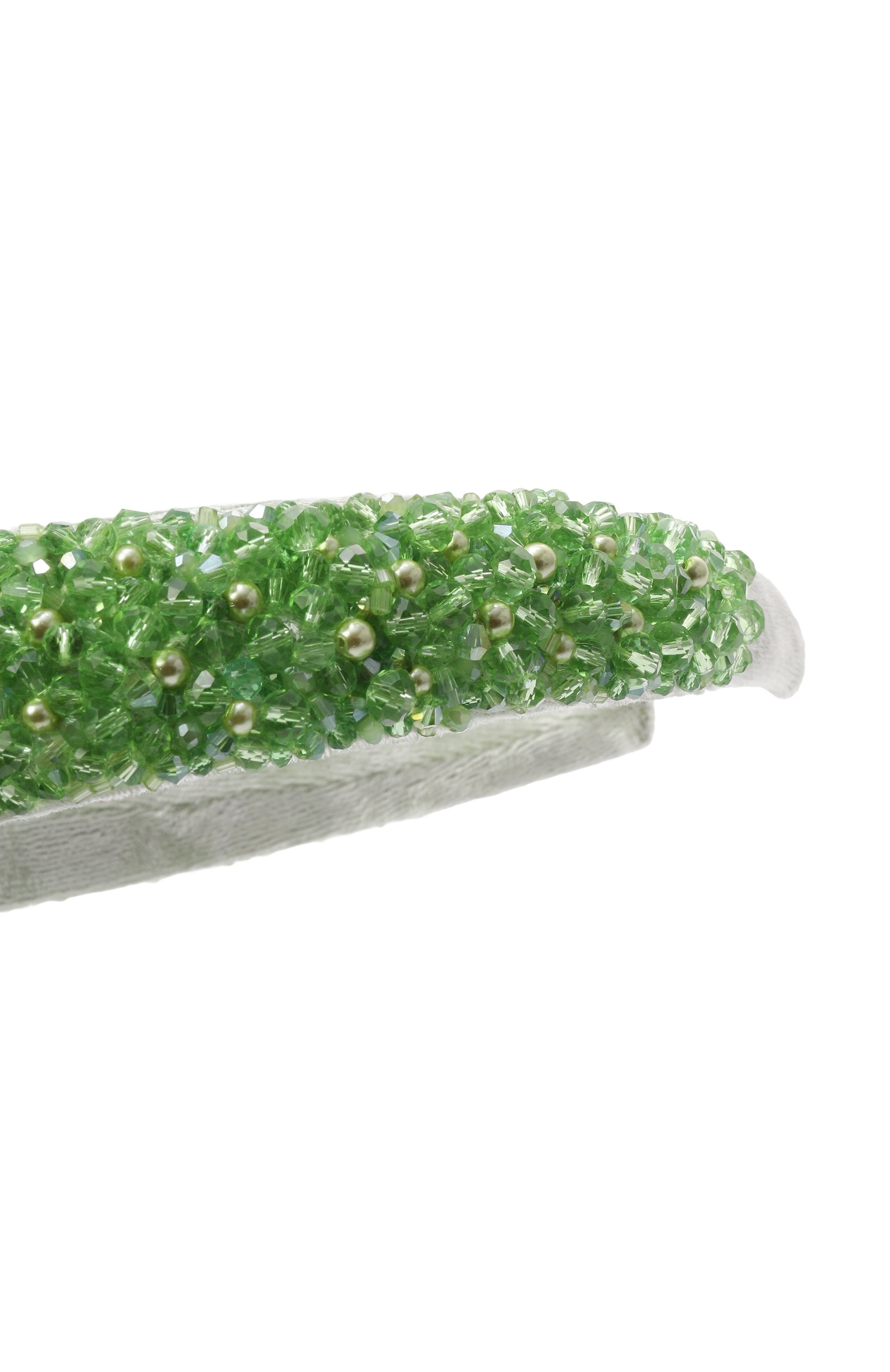 Ободок SASHA KIM зеленого цвета по цене 24300 руб., арт. SK-00001247, фото 3 Ободок SASHA KIM, арт. SK-00001247, фото 3