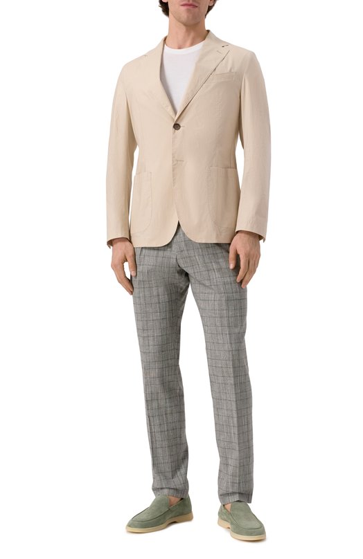 Хлопковый пиджак Windsor 13 BU0N0 10019306/30046305 Бежевый  13 BU0N0 10019306/30046305 Фото 3