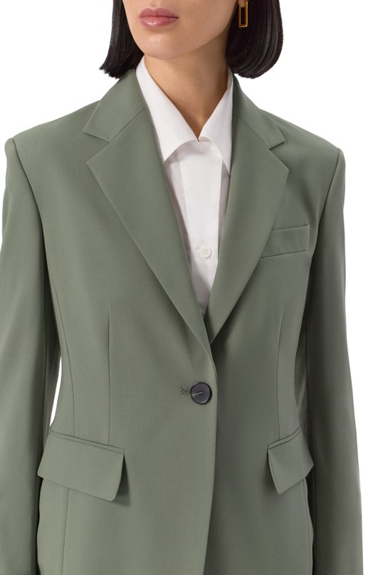 Шерстяной жакет Windsor 52 DSE551 10010784/30045260 Зелёный  52 DSE551 10010784/30045260 Фото 5