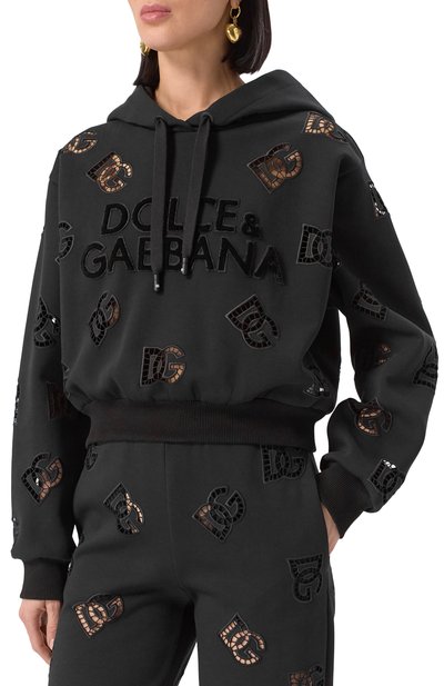 Хлопковое худи DOLCE & GABBANA, арт. F9P36Z/GDB9T, фото 3