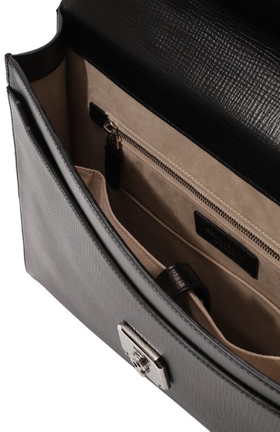 Портфель SANTONI черного цвета по цене 198000 руб., арт. UFBGA1992F0-APMC, фото 5 Портфель SANTONI, арт. UFBGA1992F0-APMC, фото 5