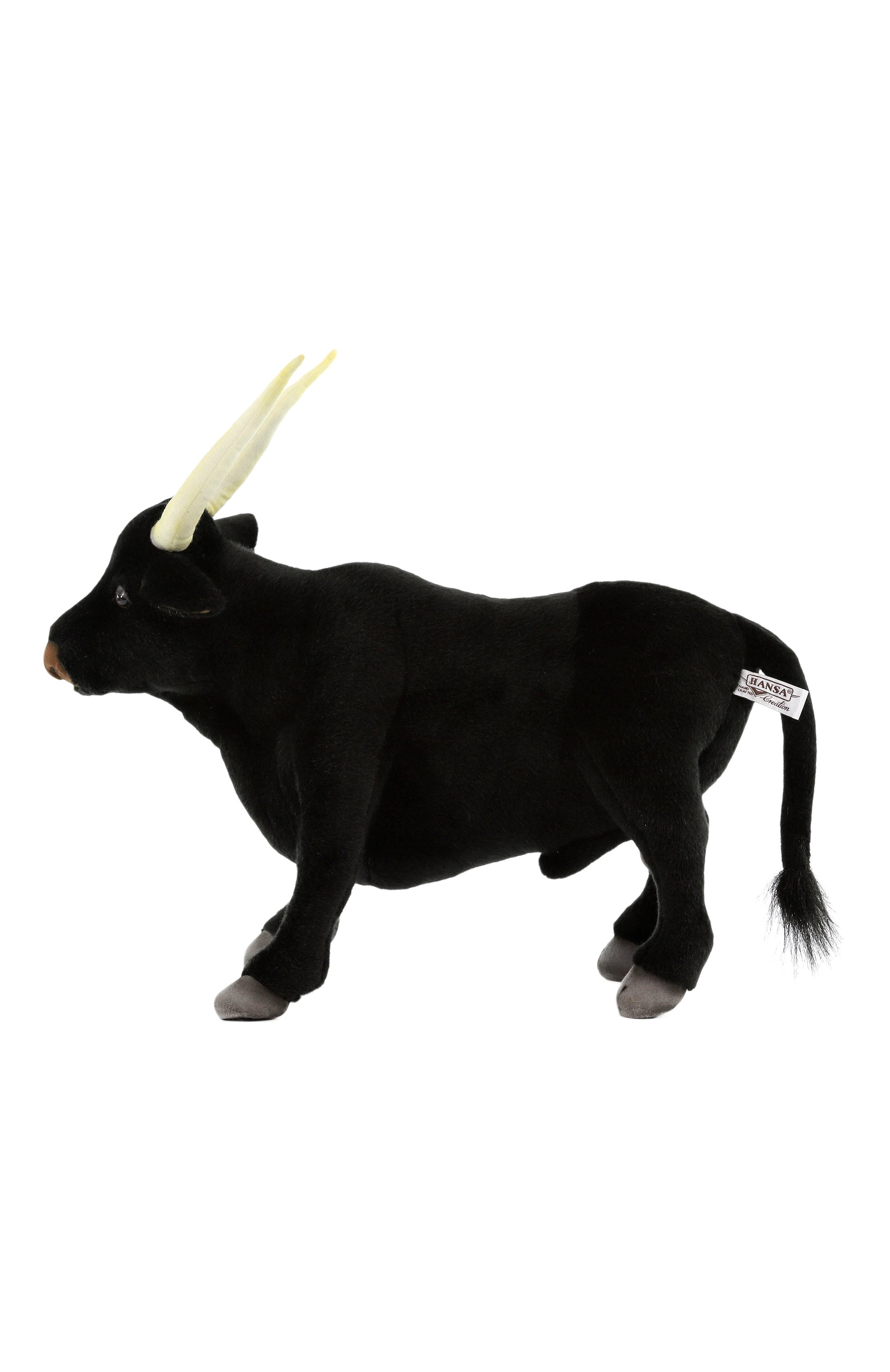 Мягкая игрушка черный бык HANSA, арт. 4628, фото 3
