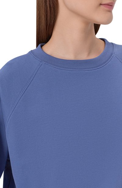 Хлопковый свитшот PERVERT синего цвета по цене 23000 руб., арт. PE26/SW01/41-02, фото 5 Хлопковый свитшот PERVERT, арт. PE26/SW01/41-02, фото 5