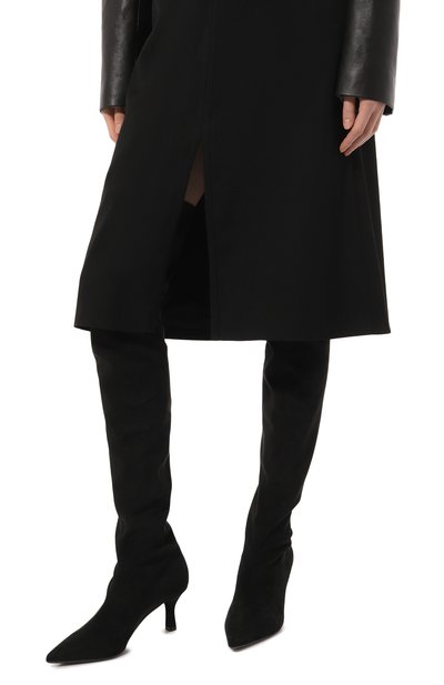 Текстильные ботфорты CASADEI, арт. 1T016Z060NGYSUE, фото 3