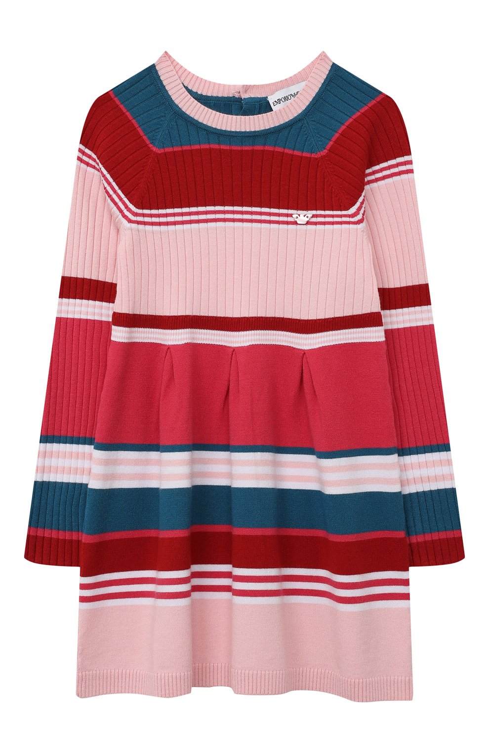 Платье из вискозы EMPORIO ARMANI розового цвета по цене 19500 руб., арт. 6REA52/3MHDZ, фото 1 Платье из вискозы EMPORIO ARMANI, арт. 6REA52/3MHDZ, фото 1