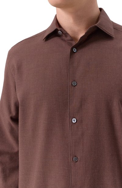 Р�убашка из хлопка и кашемира ZEGNA, арт. SRF5/UEX45A8, фото 5