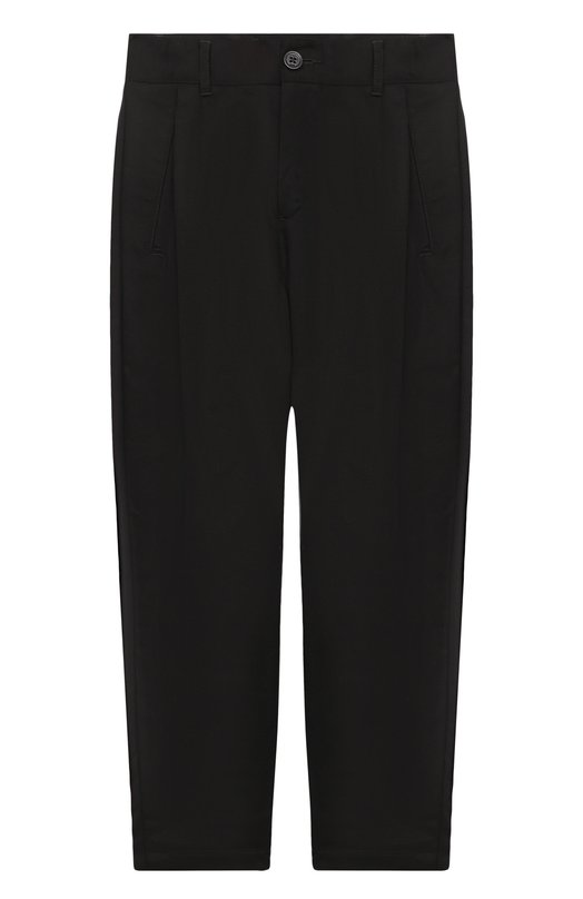 Брюки из хлопка и вискозы Karl Lagerfeld Kids