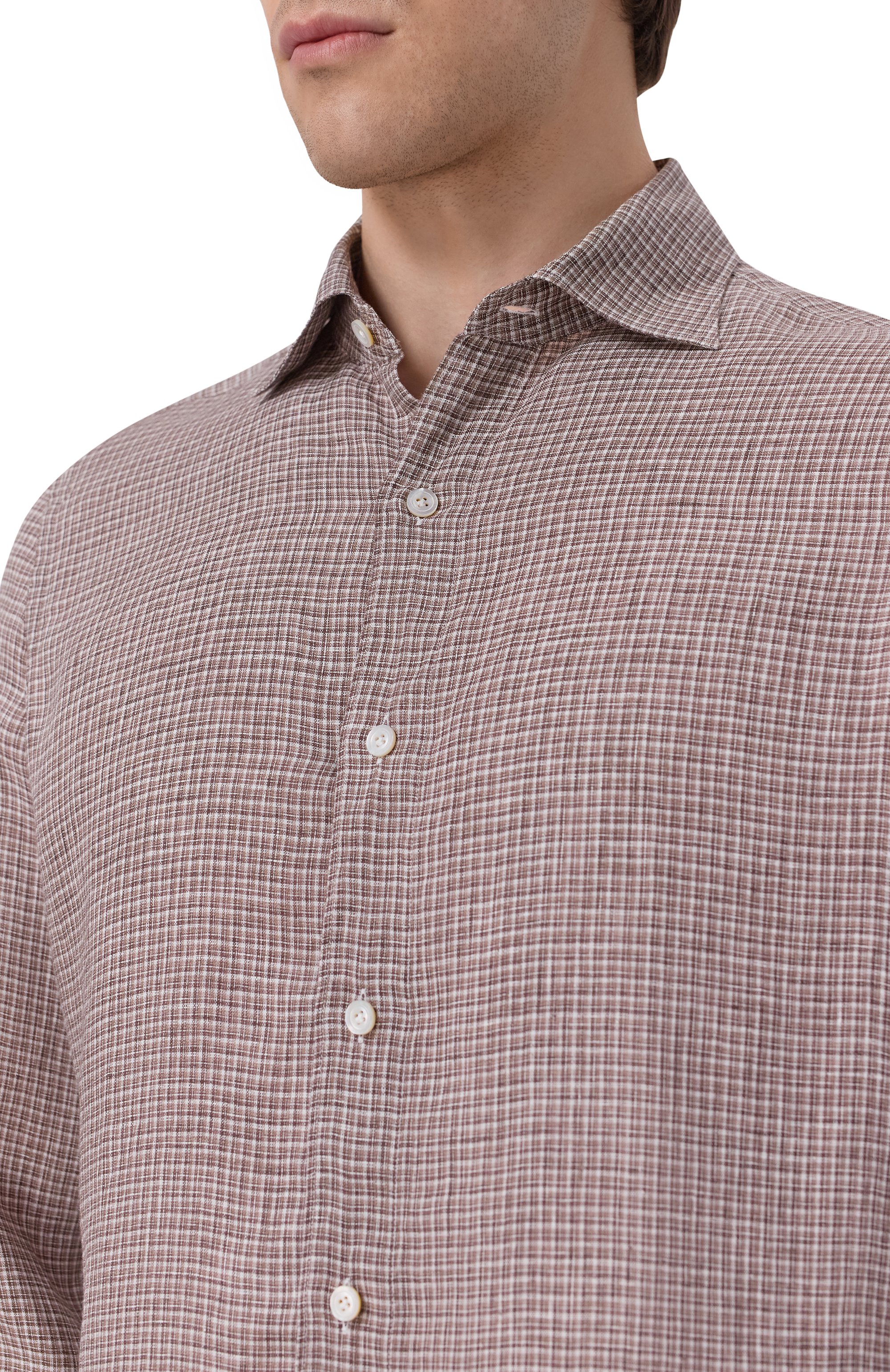 Льняная рубашка FINAMORE 1925, арт. GAETE 1 LUIGI Z L/P6065, фото 5