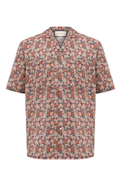 Хлопковая рубашка GUCCI, арт. 636407 ZAFKZ, фото 1