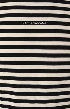 Мужская хлопковая футболка DOLCE & GABBANA черно-белого цвета, арт. G8RG6T/G7K3P | Фото 6 (Драгоценные камни: Проставлено; Материал сплава: Проставлено; Материал внешний: Хлопок; Рукава: Короткие; Стили: Кэжуэл; Принт: С принтом; Длина (для топов): Стандартные; Мужское Кросс-КТ: Футболка-одежда; Кросс-КТ: Джерси)
