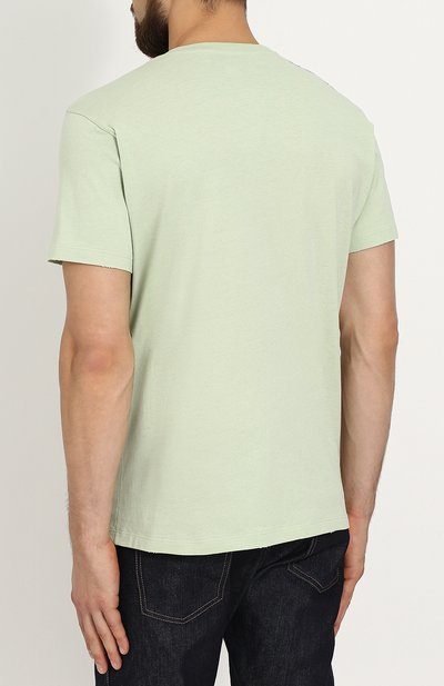 Хлопковая футболка с логотипом бренда GUCCI, арт. 493117/X3I85, фото 4