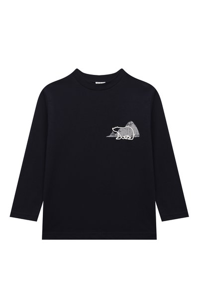 Хлопковый лонгслив IL GUFO, арт. A24TA350MF002/10A-14A, фото 1