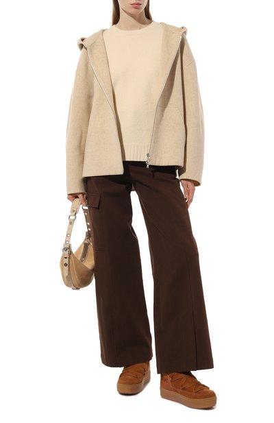 Замшевые полусапоги SEE BY CHLOÉ коричневого цвета по цене 39650 руб., арт. SB35151A14210221, фото 2 Замшевые полусапоги SEE BY CHLOÉ, арт. SB35151A14210221, фото 2