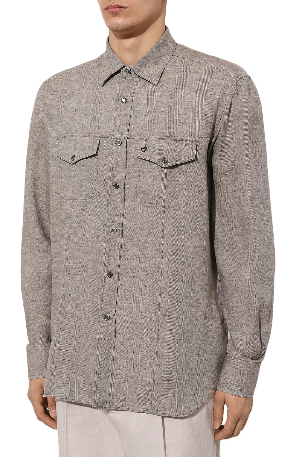 Льняная рубашка STEFANO RICCI, арт. MC007067/TX0001, фото 3