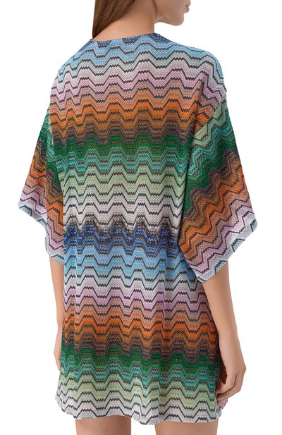Туника из вискозы MISSONI разноцветного цвета по цене 127500 руб., арт. MC23SQ08/BR015D, фото 3 Туника из вискозы MISSONI, арт. MC23SQ08/BR015D, фото 3