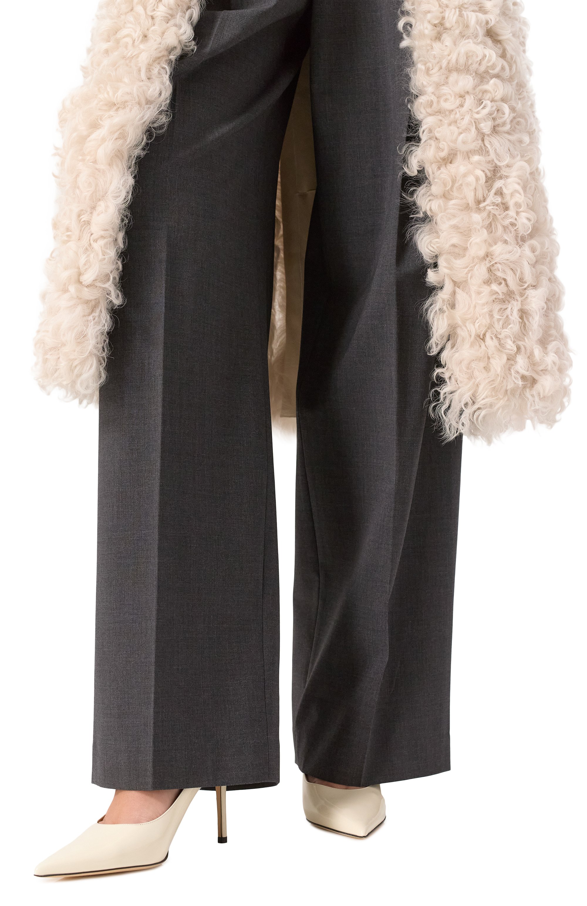 Кожаные туфли love 85 JIMMY CHOO кремового цвета по цене 93050 руб., арт. L0VE 85/PWJ, фото 3 Кожаные туфли love 85 JIMMY CHOO, арт. L0VE 85/PWJ, фото 3