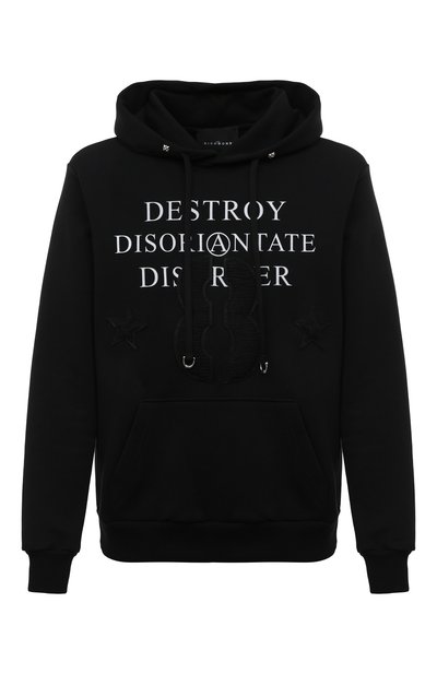 Хлопковое худи JOHN RICHMOND, арт. RMA22068FE, фото 1