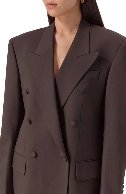 Шерстяной жакет Jacob Lee WWB2060AW25-0VER Коричневый  WWB2060AW25-0VER Фото 5