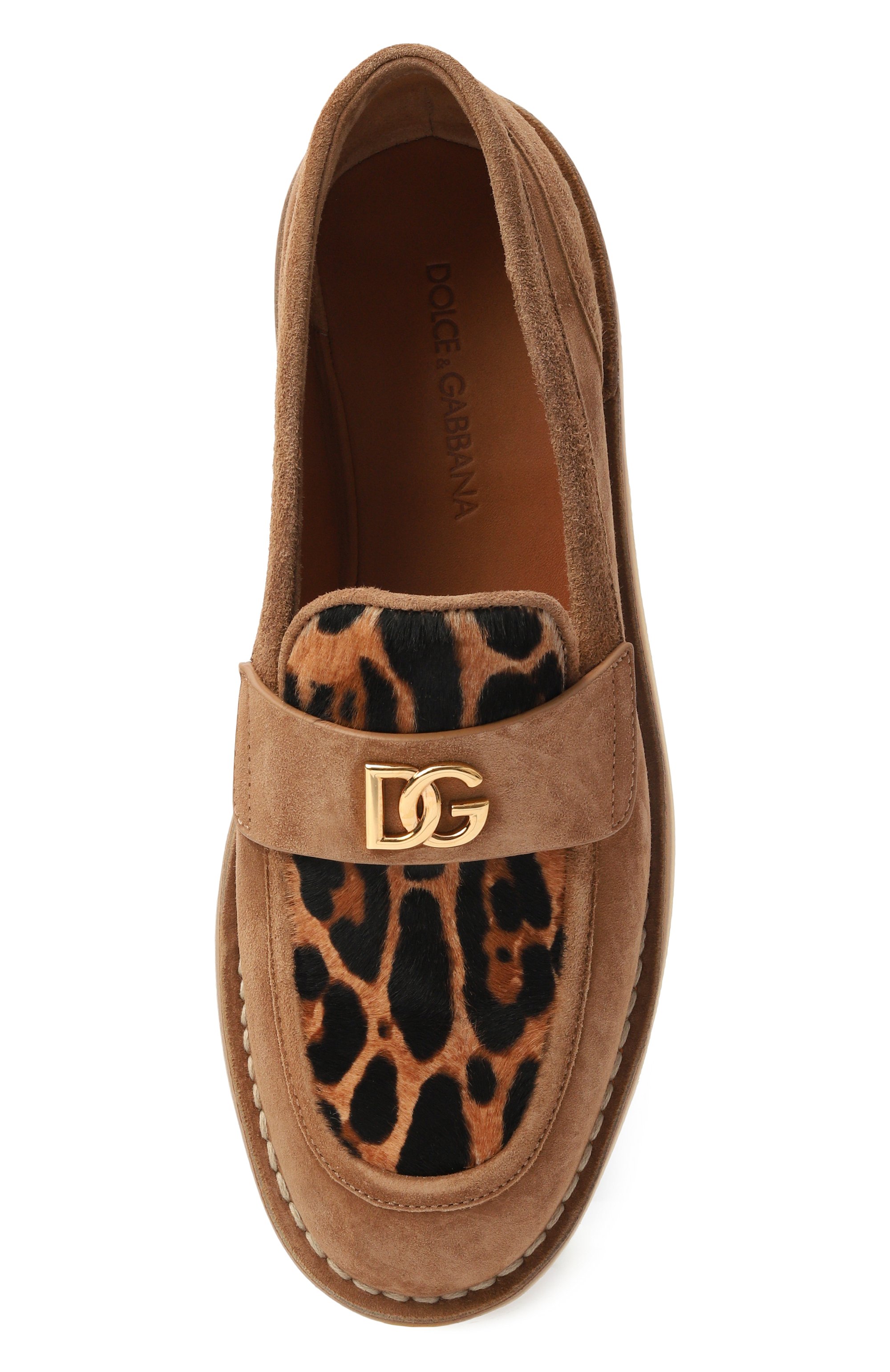 Замшевые лоферы DOLCE & GABBANA, арт. CP0196/A3I08, фото 6