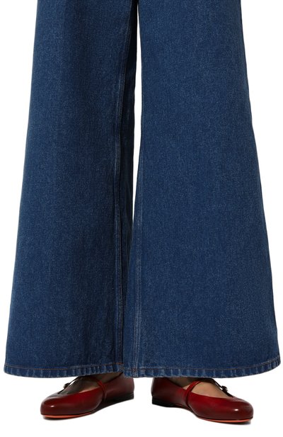 Кожаные балетки SANTONI, арт. WAAG71218KI1NZZF, фото 3