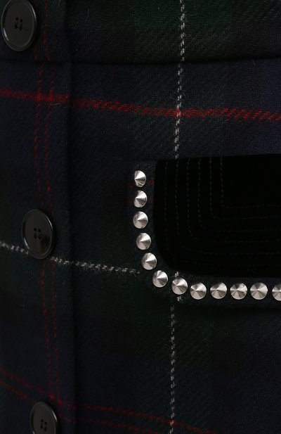 Шерстяная юбка MIU MIU, арт. MG1696-1Z3N-F0008, фото 5