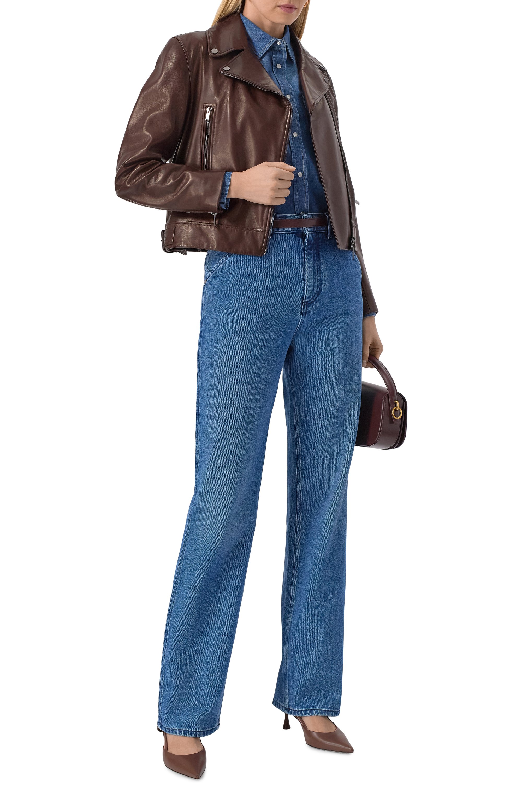 Кожаная куртка MVST, арт. ZBCK-Y089-1R/Z2769-1, фото 2