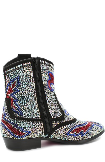 Кожаные ботинки со стразами MISSOURI, арт. 47131/31-34, фото 3