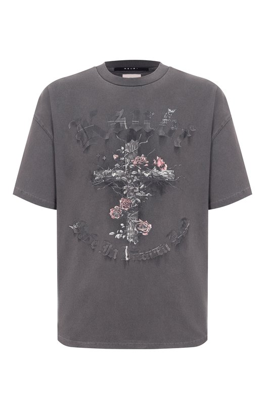 Хлопковая футболка Ksubi MFA25TE016 Серый MFA25TE016