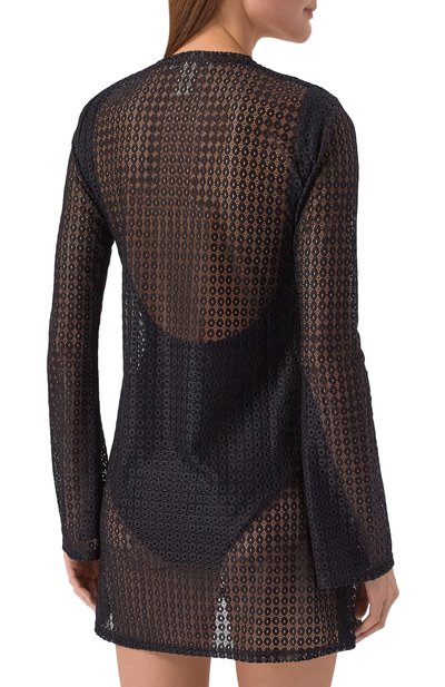 Платье PARAMIDONNA черного цвета по цене 23150 руб., арт. SS25DKB-1, фото 3 Платье PARAMIDONNA, арт. SS25DKB-1, фото 3