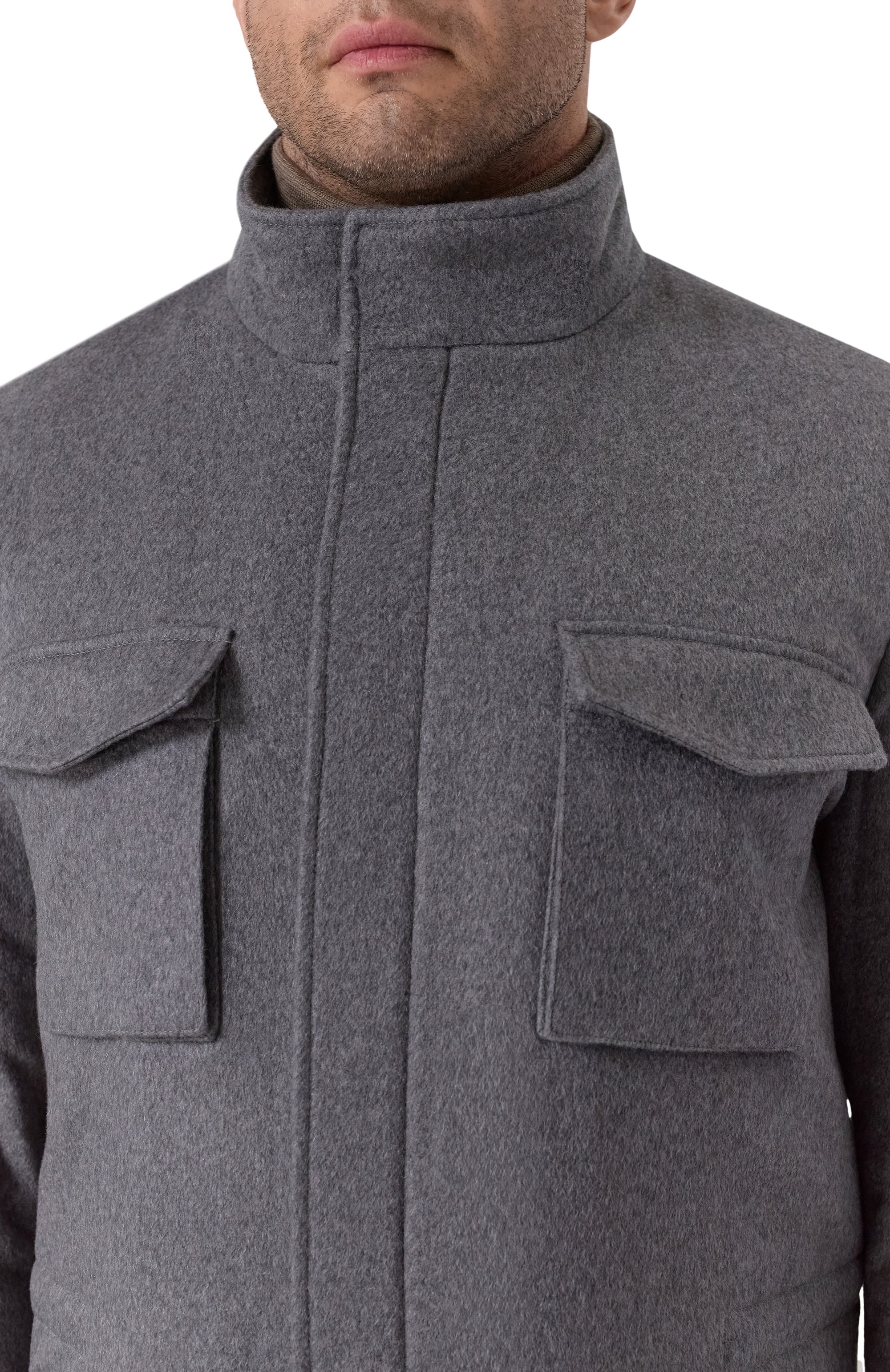 Кашемировая куртка ANDREA CAMPAGNA, арт. 25U628-CUNWSX/58-60, фото 5