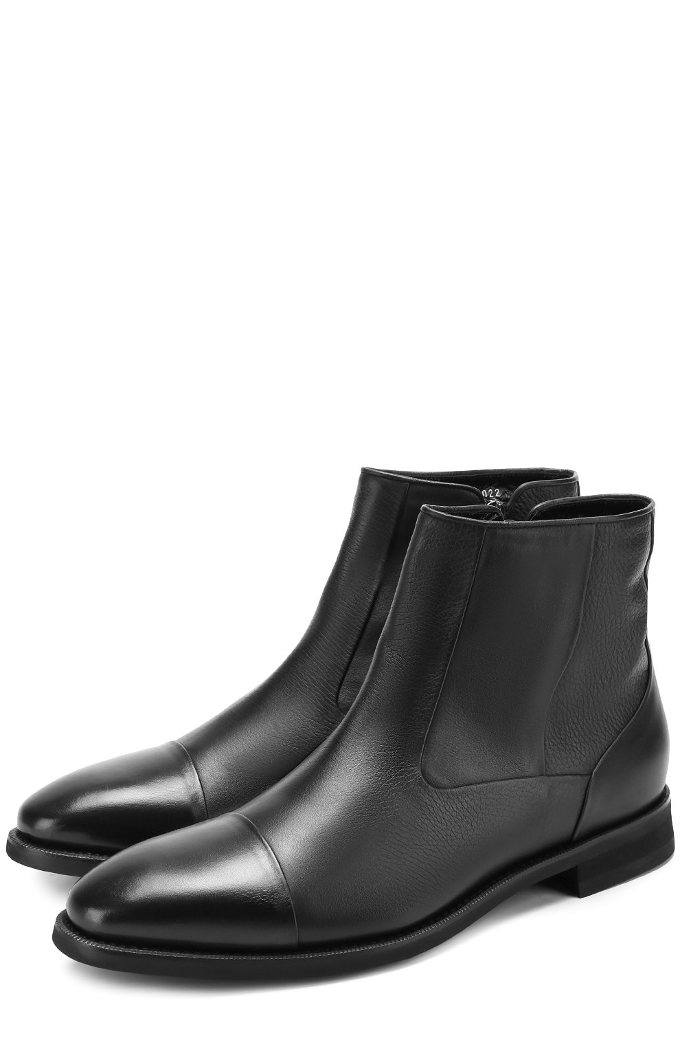 Кожаные полусапоги на молнии с внутренней меховой отделкой BARRETT, арт. 152U022/C0RSAR0, фото 1