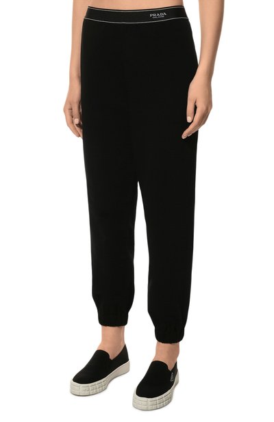 Хлопковые джоггеры PRADA, арт. 132364-10FI-F0002-221, фото 3