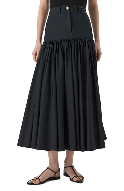 Хлопковая юбка GIAMBATTISTA VALLI, арт. 25SSSVCA2090/40P0P, фото 3