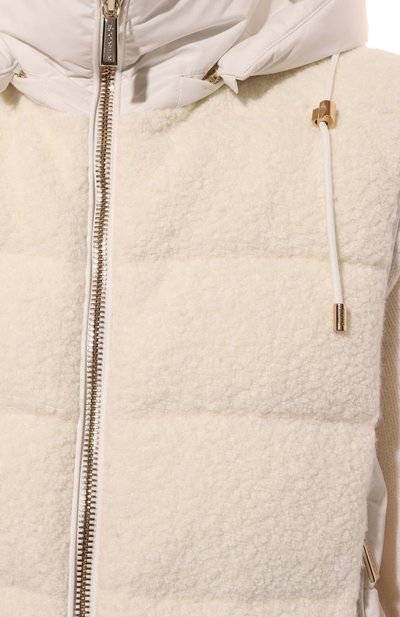 Пуховый жилет MOORER молочного цвета по цене 156000 руб., арт. RA0L-DY_SET, фото 5 Пуховый жилет MOORER, арт. RA0L-DY_SET, фото 5