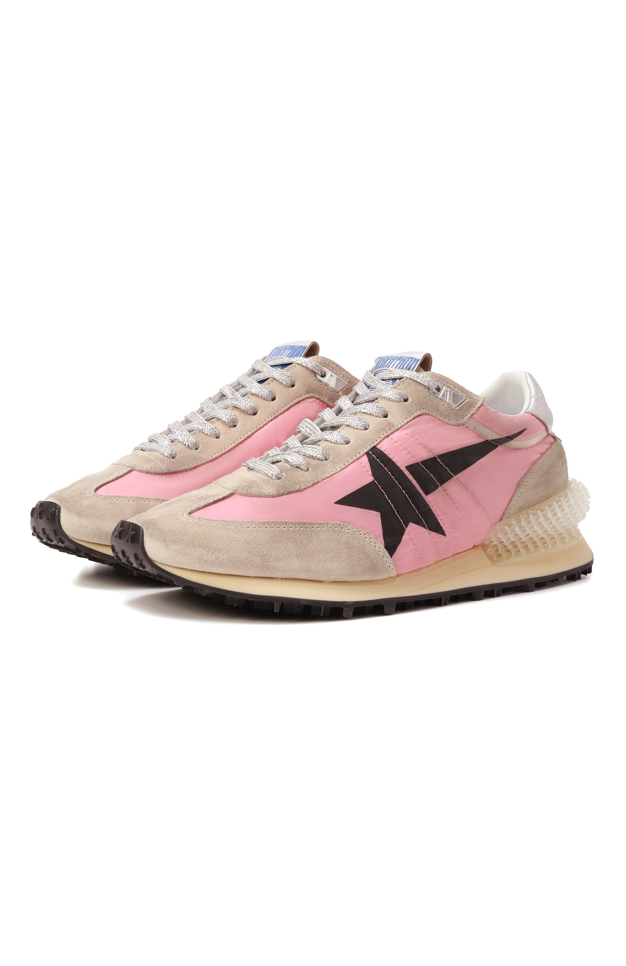 Комбинированные кроссовки marathon GOLDEN GOOSE DELUXE BRAND, арт. GWF00684.F006720, фото 1