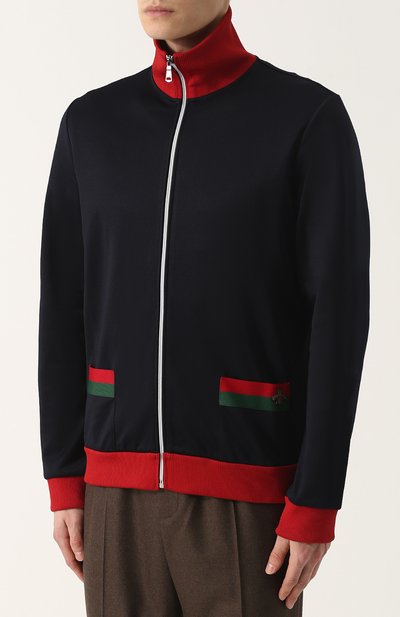 Кардиган на молнии с воротником-стойкой GUCCI, арт. 431170/X5B41, фото 3