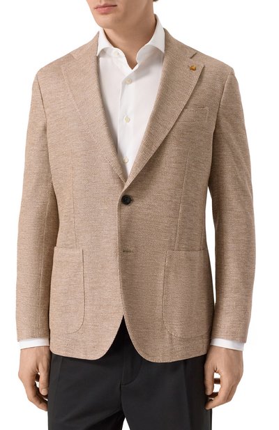 Пиджак изо льна и хлопка SARTORIA LATORRE, арт. JEF74/JH163, фото 4