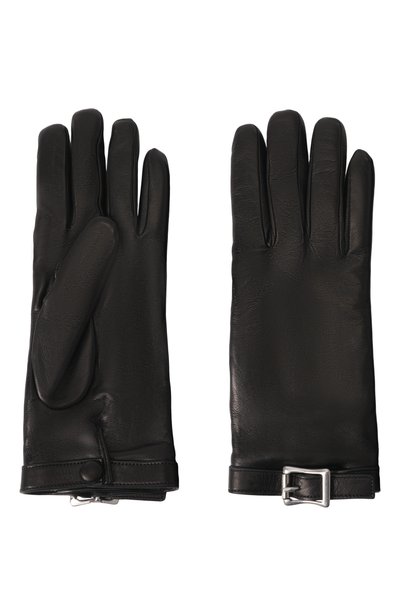 Кожаные перчатки ANN DEMEULEMEESTER черного цвета по цене 67200 руб., арт. B0014383/LT120, фото 2 Кожаные перчатки ANN DEMEULEMEESTER, арт. B0014383/LT120, фото 2