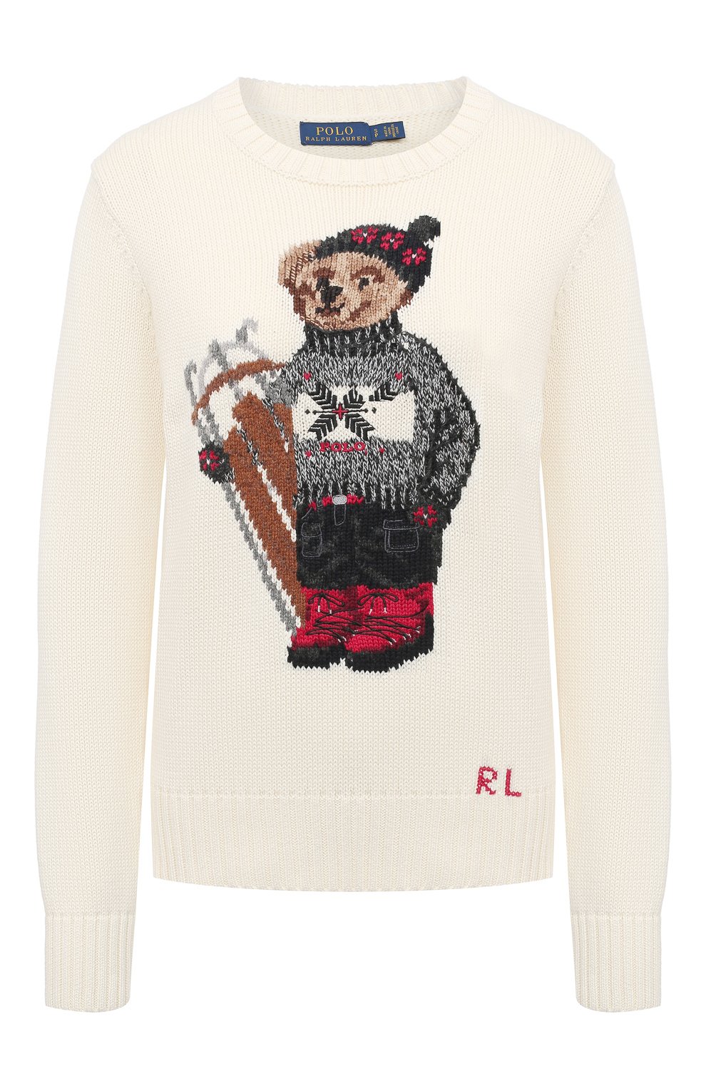 Хлопковый свитер POLO RALPH LAUREN, арт. 211823476, фото 1