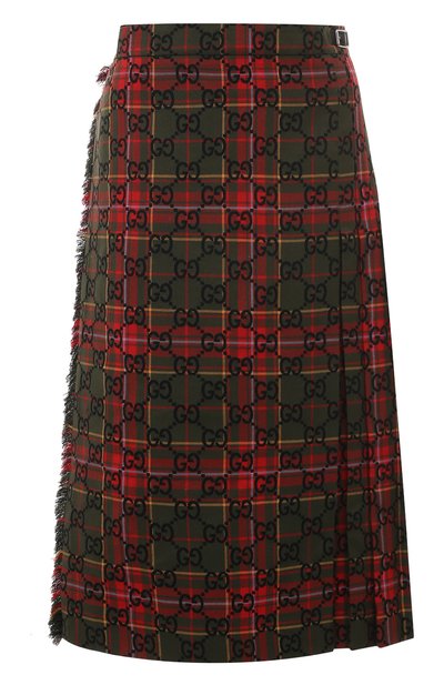 Женская шерстяная юбка GUCCI, арт. 711740/Z8A6C