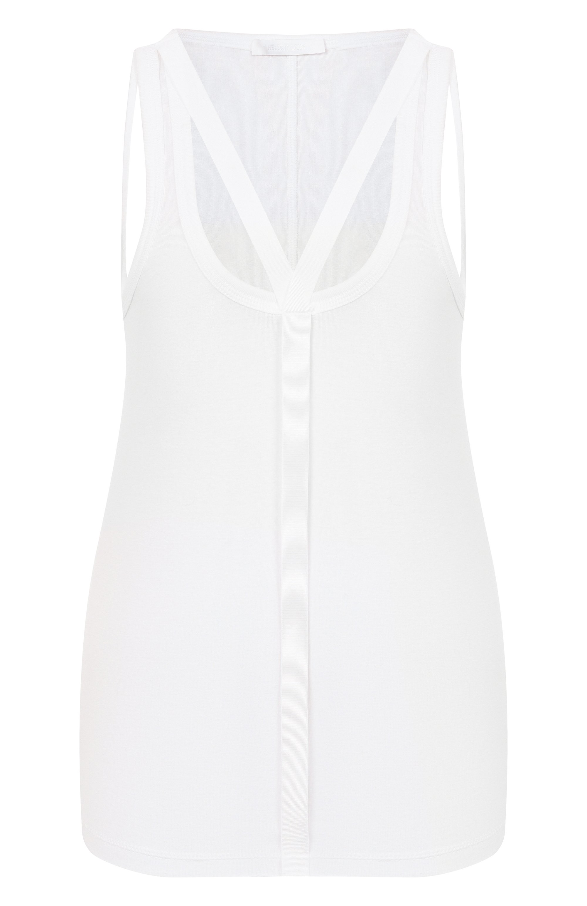 Майка HELMUT LANG белого цвета по цене 25350 руб., арт. 009HW503, фото 1 Майка HELMUT LANG, арт. 009HW503, фото 1